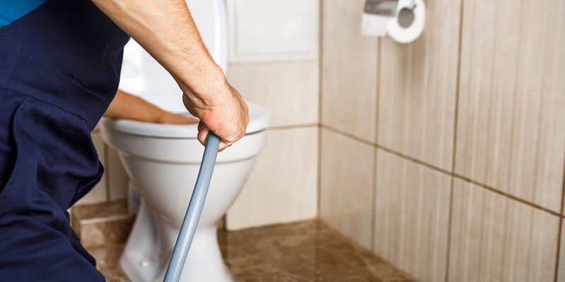Home toilet hydro jetting